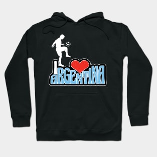 I Love Argentina - Football Qatar 2022 Hoodie